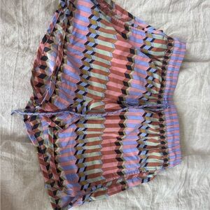 Billabong Multicolor Geometric Athletic Shorts